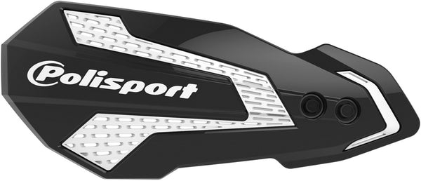 Policeport MX Flow Handguards черно / бяло - Kawasaki KX250F / 450F 8308200038