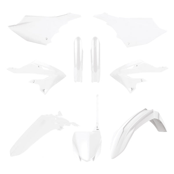 Пластмасов комплект Policeport - White Yamaha YZ125/250 91128