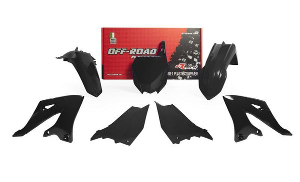 Racetech Plastic Kit-Black Yamaha YZ125/250 R-KITEZ0-NR0-022