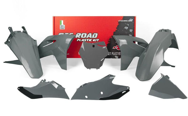 Racetech Plastic Kit-Quantum Gray Gas Gas R-Kitgas-Gr0-599