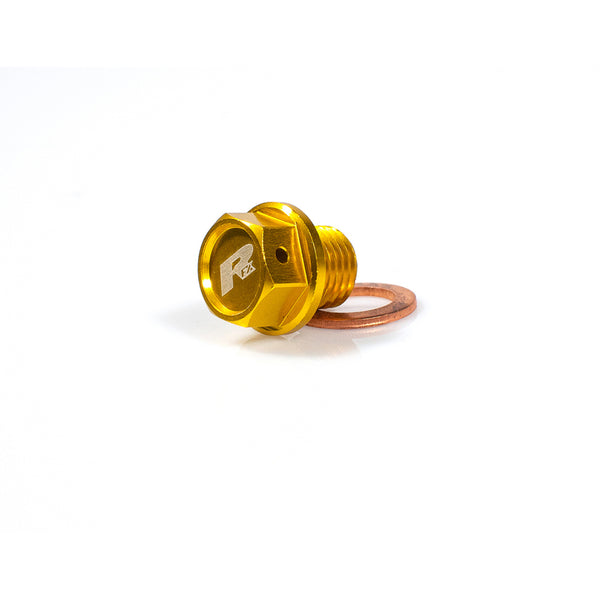 RFX MAGnetIC DRAIN BOLT (YELLOW) [M12 x 10MM X 1.25} FXDB3010099LY