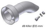 MIVV DB Killer för X-Cone 105 ljuddämpare Ø35 mm med monteringsdetaljer, reservdel för avgassystem. Perfekt tillbehör för fordonstillbehör.