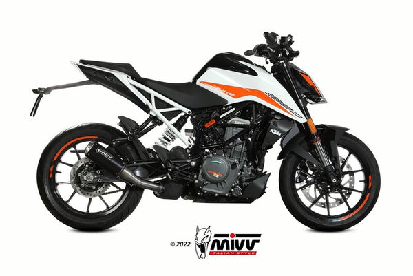 Mivv Mk3 Slip -On Mufler Black неръждаема стомана - KTM 125/390 Duke KT.025.SM3B