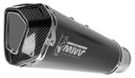 Mivv Delta Race Universal Mufler Black Satinless Steel / Carbon - дясна страна 00.73.ku.m.sdrb