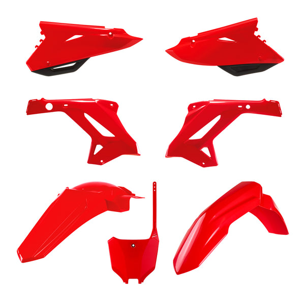 Пластмасов комплект Port Port MX Restyling Red - Honda CR125 / 250 91309