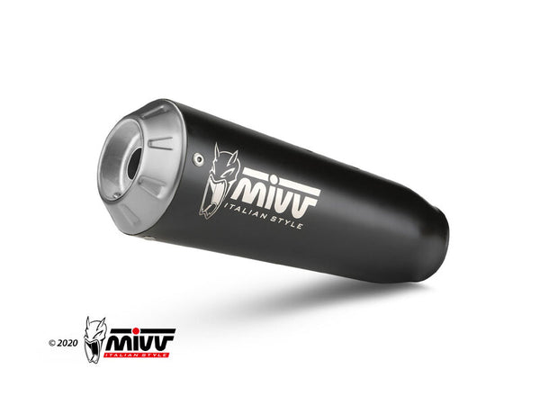 MIVV X-M1 Черна пълна система за изпускане-Yamaha YZF R125 / MT-125 Y.067.LC4B