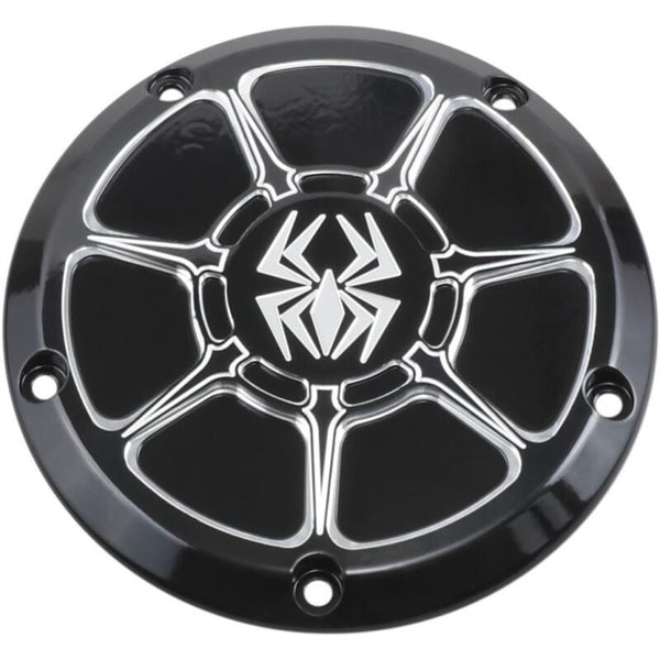 Капак на съединителя REKLUSE DERBY - Алуминиев черен гланц - Harley Davidson RMS -0515005