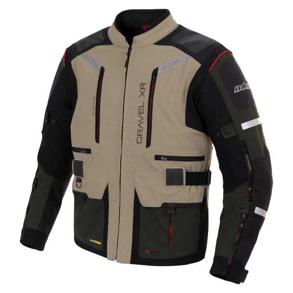 Buse textile mc-jacket чакъл xr пясък