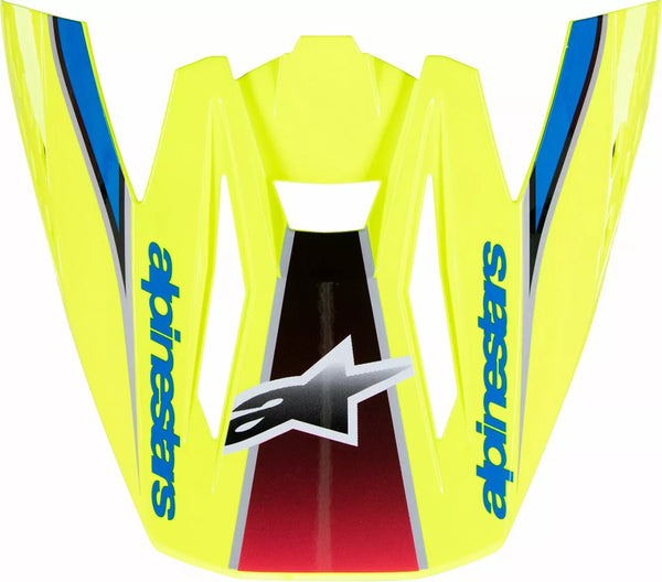 Alpinestars (MX) Visor SM5 Sail YLW/BL 8986723-5579-OS