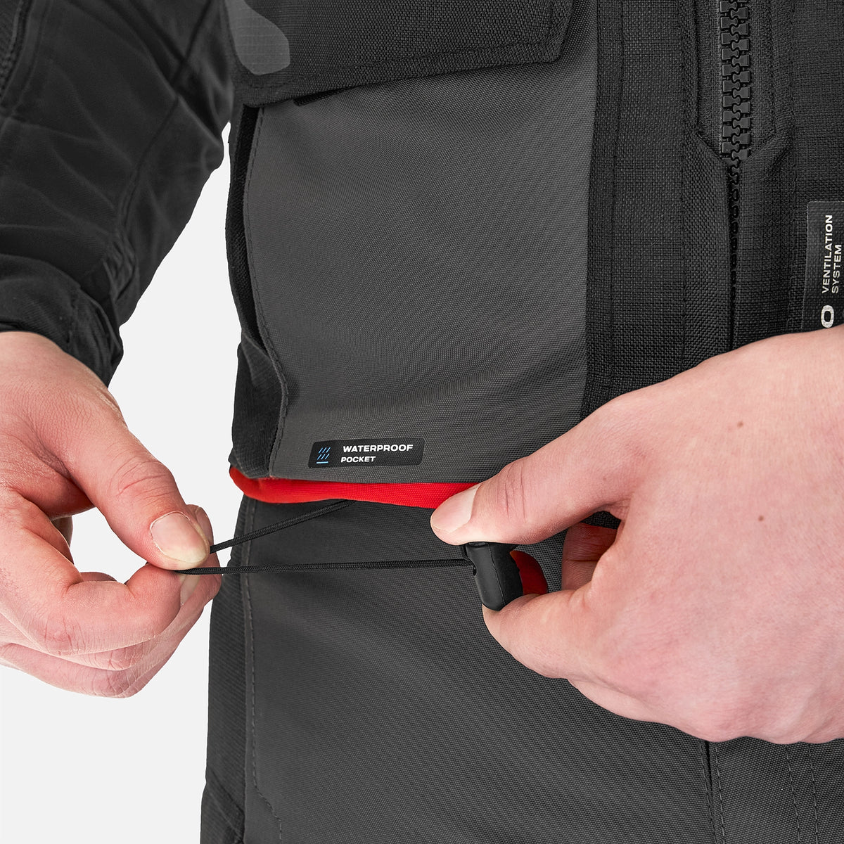 Shima textile mc-jacket dune черно /сиво