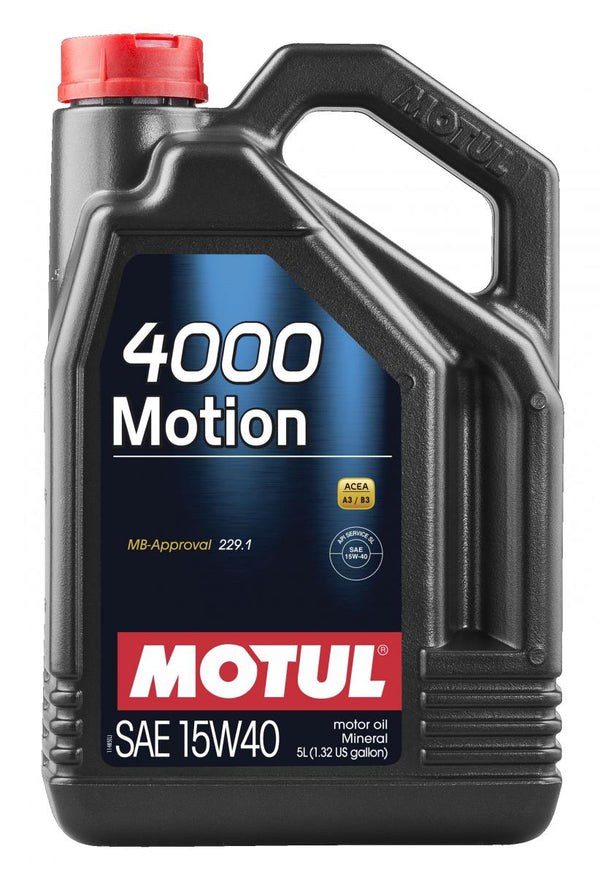 Motul 4000 Motion 15W40 5L (4 бр/картон)