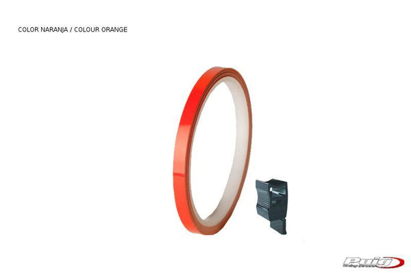 Rim Strip 6 Meters+Aplicator C/Orange Reflective