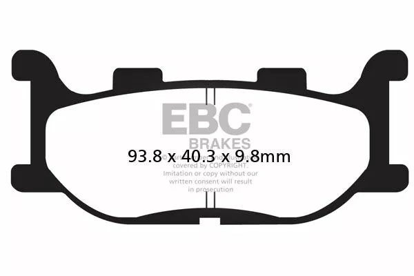 EBC спирачна накладка въглероден скутер SFAC199