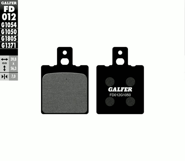 Galfer Brake Pad Semi Metal Scooter FD012G1050