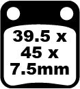 EBC спирачна накладка Sintered HH FA054HH