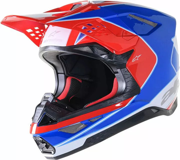 Alpinestars (MX) Helmet SM10 AEON RD/BL S 8301823-3017-S
