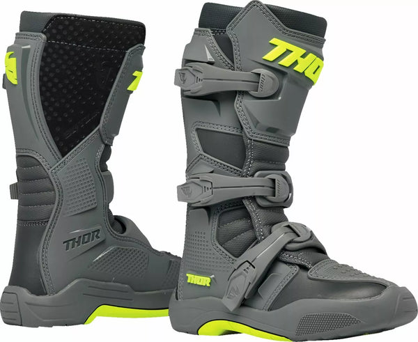 Thor Boot Yth Blitz XR GY/CH 7 3411-0744