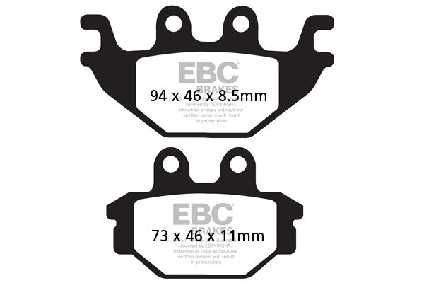 EBC спирачна накладка Sintered HH FA377HH