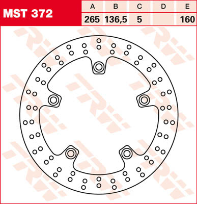 Trw ротор Trw MST372 MST372