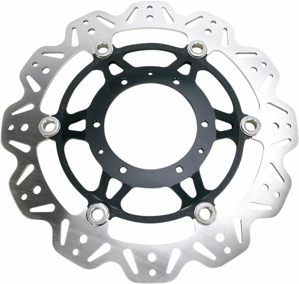 Ebc спирачка rtr flt vee wave blk fr vr1171blk