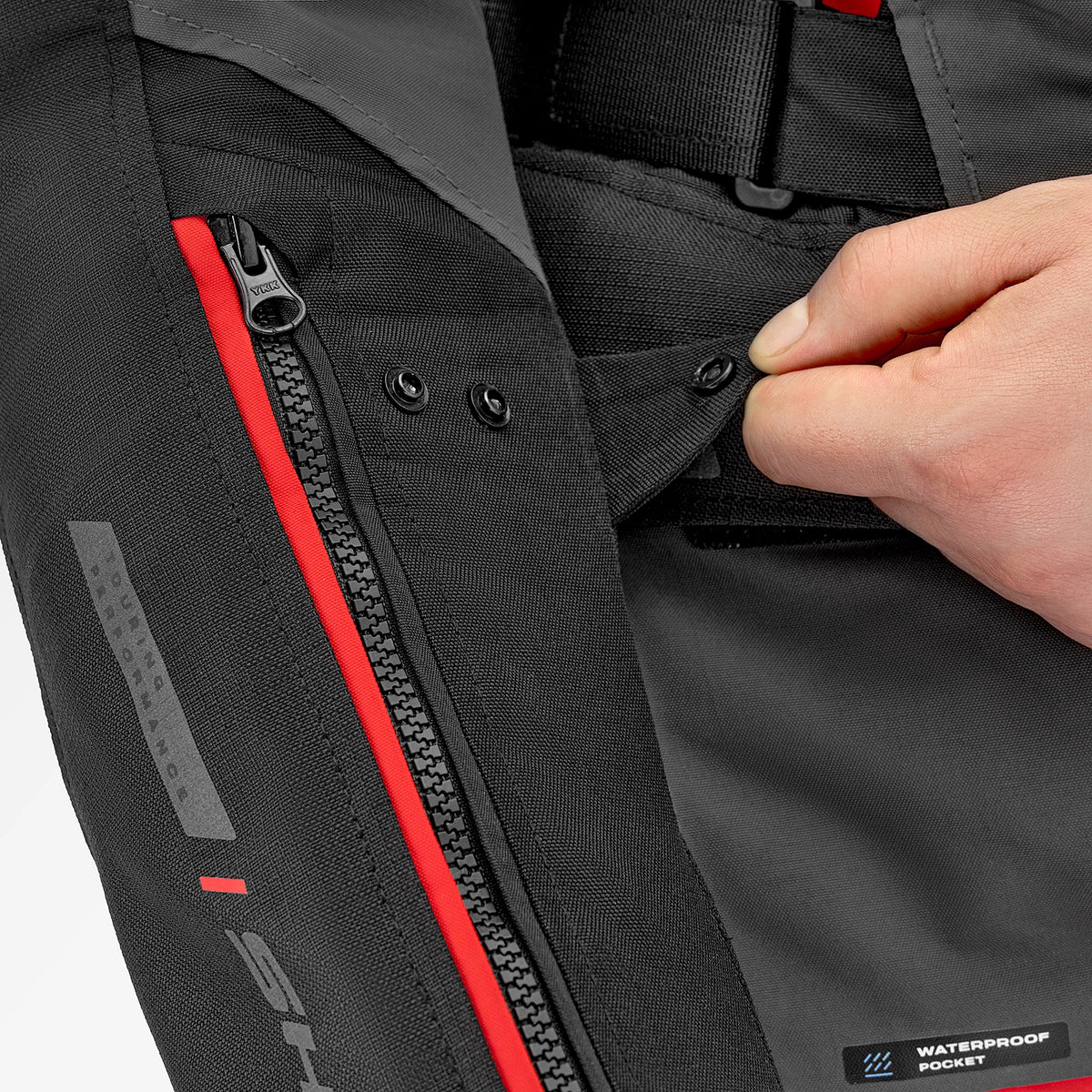 Shima textile mc-jacket dune черно /сиво