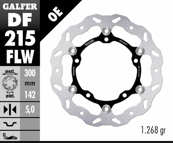 Galfer Brake Disc Float Wave DF215FLW