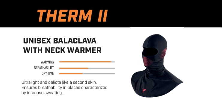 Rebelhorn Balaclava Therm II черно /червено