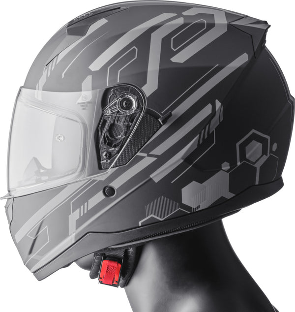 GMS Integral MC шлем Hexago Graphic Grey