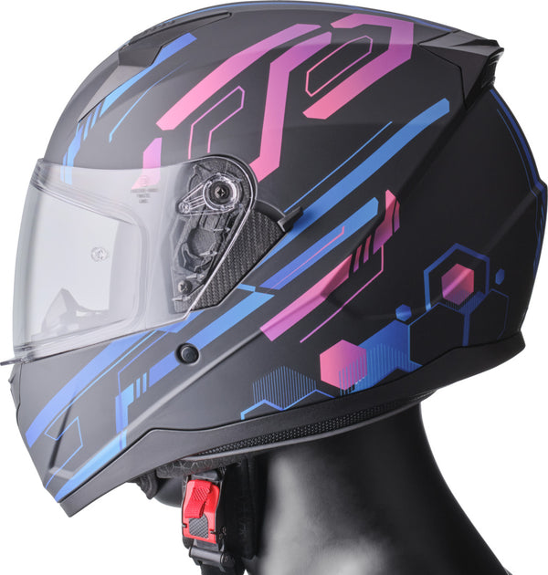 GMS Integral MC шлем Hexago Blue /Violet