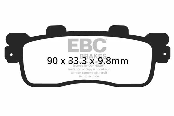 EBC спирачна накладка въглероден скутер SFAC498