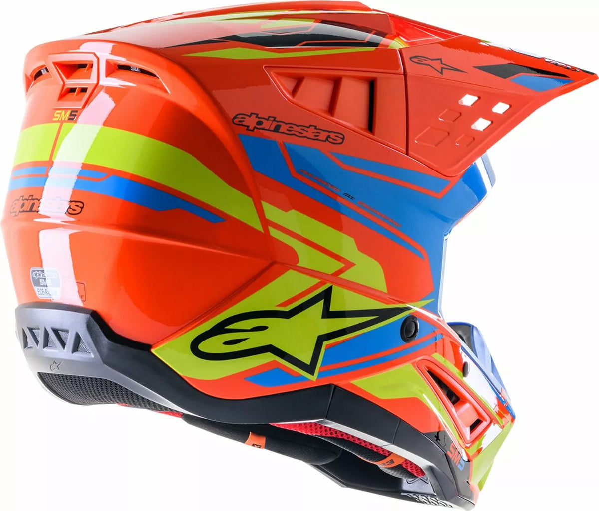 Alpinestars Cross MC шлем supetech m5 действие 2 портокал /грип