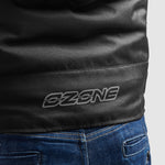 Ozone leather mc jacket rides black