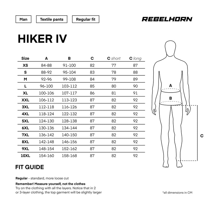 Textile Textile Mc-Pants Hiker IV черно