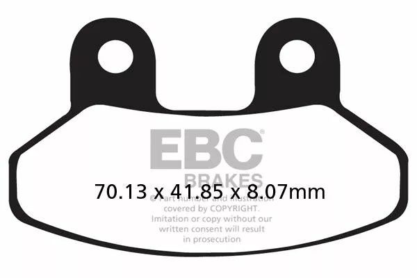 EBC спирачна накладка въглероден скутер SFAC306