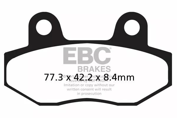 EBC спирачна накладка Organic Street FA086/2