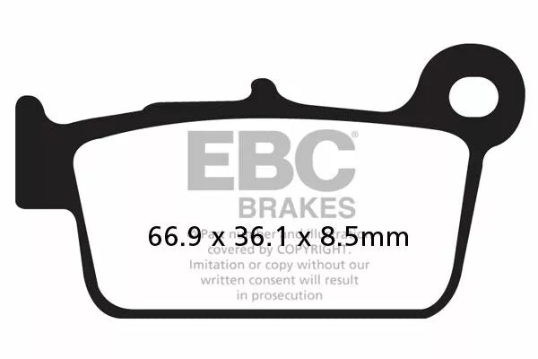 EBC спирачна подложка sint r серия FA367/2R