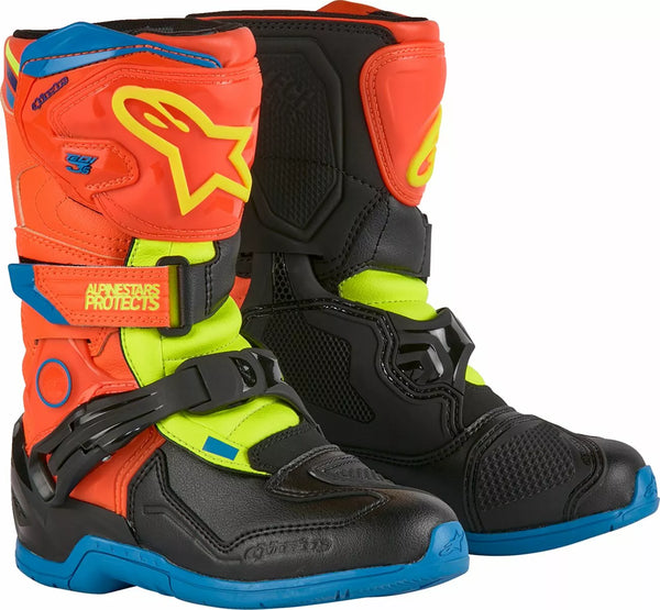 Alpinestars (MX) Boot T3s Kids Or/Bl/Y 10 2014524-4755-10