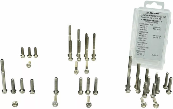 Скален титанов болт M6x11 пакет от 6 STIM6FPCR-06