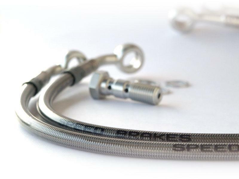 SPEEDBRAKES Aviation Brake Hose Stainless Steel/Blue Banjo 3010299 