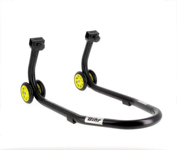 Bihr Home Track Front Stand Matt Black Yellow Wheelsnull