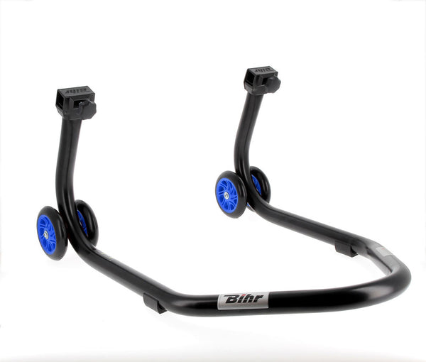 Bihr Home Track Realar Paddock Stand с "V" адаптери Matt Black Blue Wheelsnull