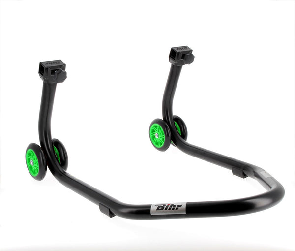 Bihr Home Track Realar Paddock Stand с "V" адаптери Matt Black Green Wheelsnull