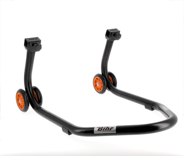Bihr Home Track Realar Paddock Stand с "V" адаптери Matt Black Orange Wheelsnull