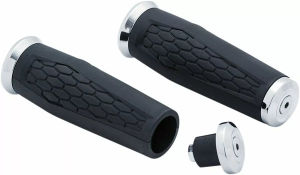 Kuryakyn grip hex 1 univ chr kur5926