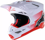 Alpinestars Cross MC шлем Supetech M10 Unite White /Red
