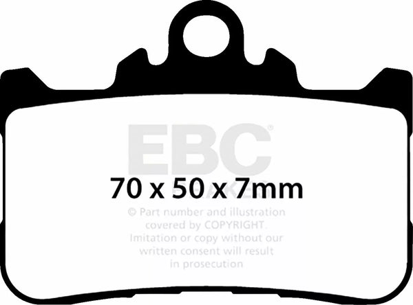 EBC спирачна накладка Sintered HH FA759HH