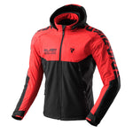 Rebelhorn softshell mc-jacket slash черно /червено