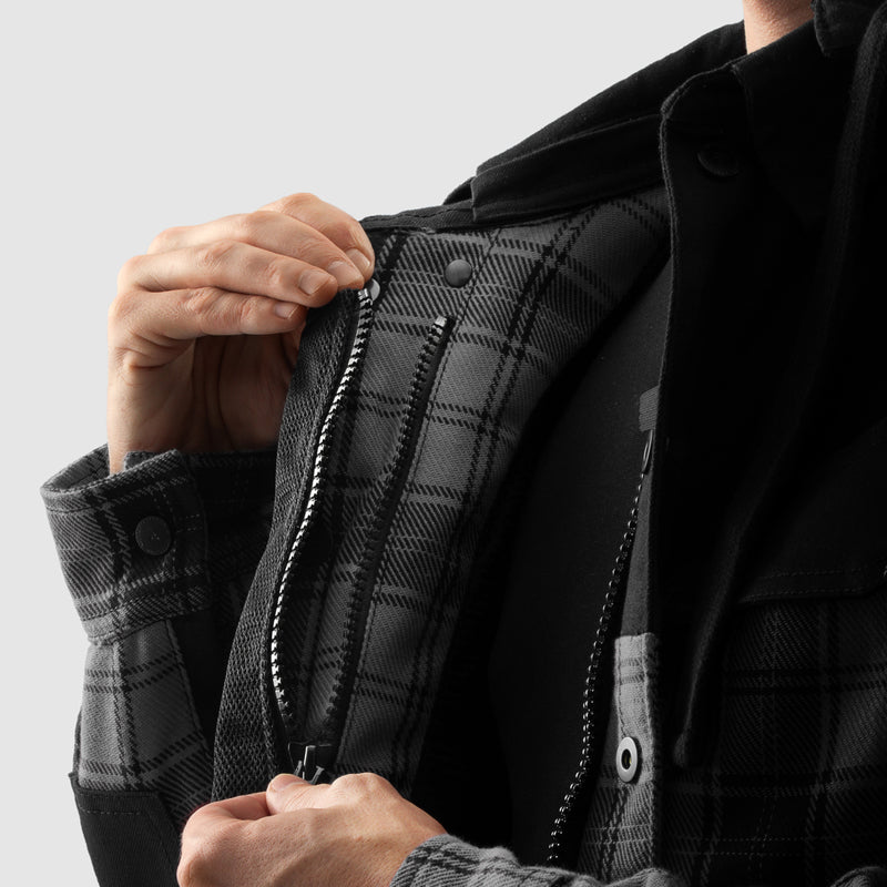 Rebelhorn Armorite ™ MC shirt shifter black /gray