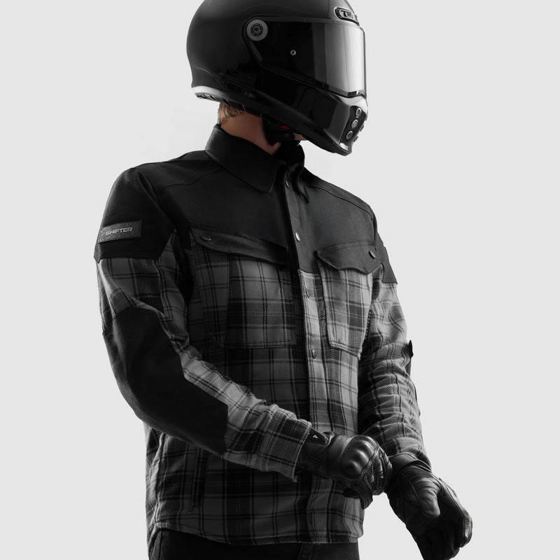 Rebelhorn Armorite ™ MC shirt shifter black /gray