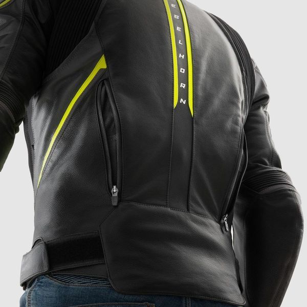 Rebelhorn Mc-Skin Jacket Veloce Black /Flu